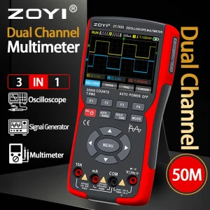 ZOYI ZT-703S Oscilloscope, Multimeter, and Signal Generator