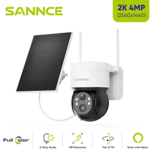 SANNCE 4MP Solar Powered Cmmera